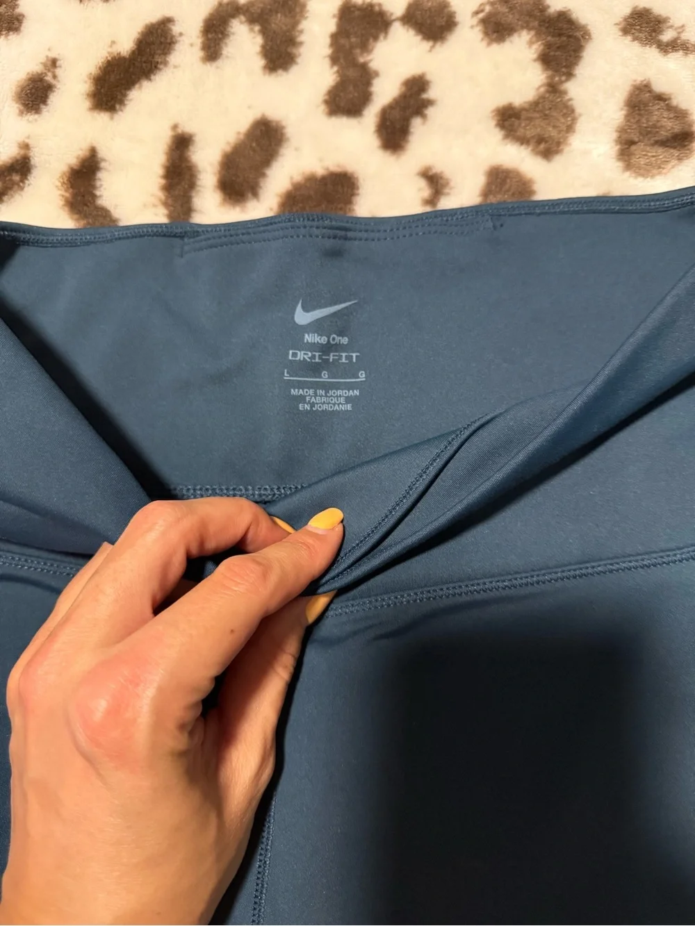 Nike Women's Dark Teal High-Rise Performance Shorts